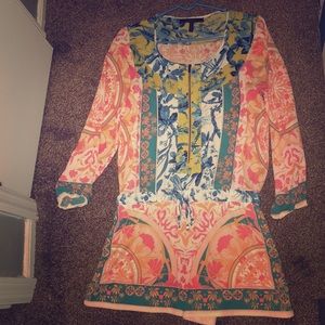 BCBG MAXAZRIA Jet set Long sleeve romper